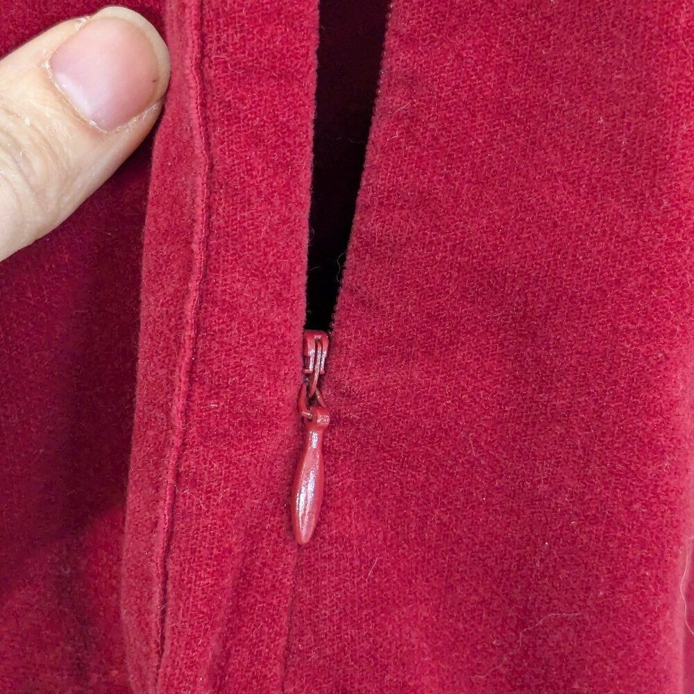 Boden Deep Red Mini Dress - Picture 2 of 10